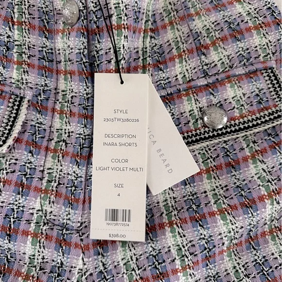 Veronica Beard Inara Tweed Short - Picture 5 of 5